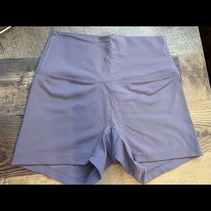 Lavento Women's High Waisted Yoga Shorts  3"